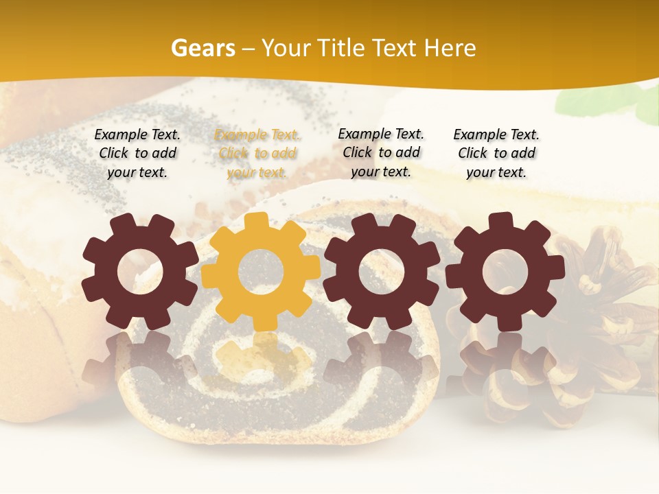 Makowiec Cukierki Orzech PowerPoint Template