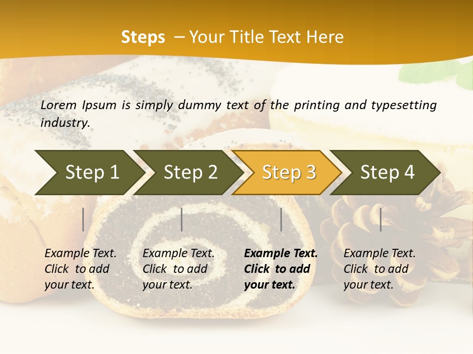 Makowiec Cukierki Orzech PowerPoint Template