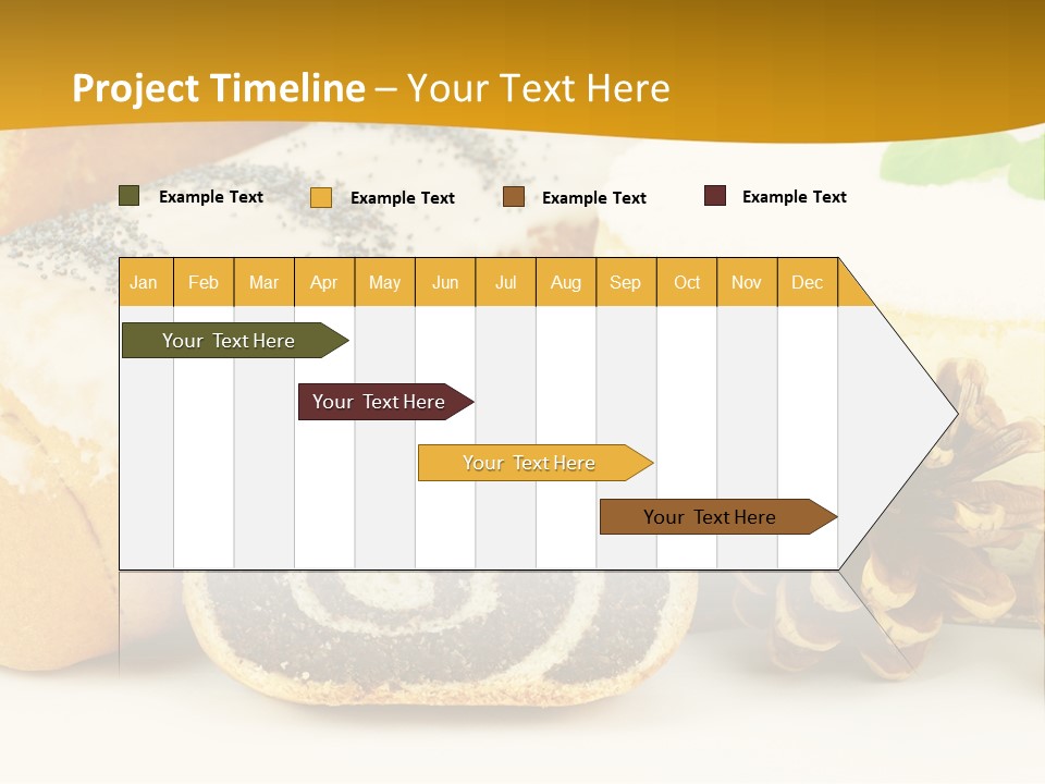 Makowiec Cukierki Orzech PowerPoint Template
