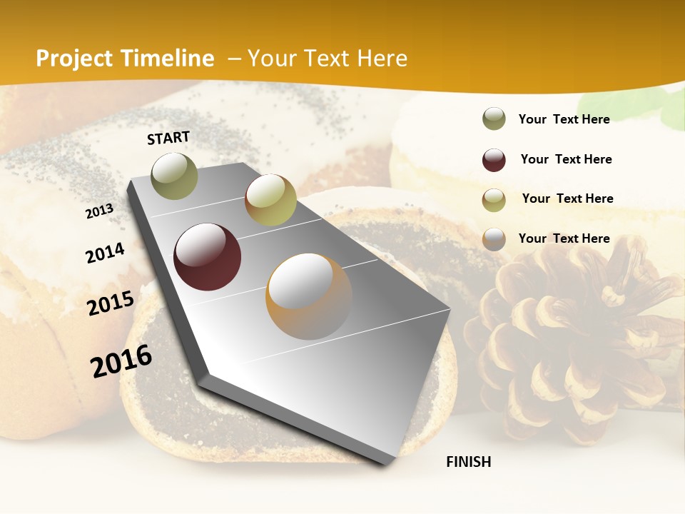 Makowiec Cukierki Orzech PowerPoint Template