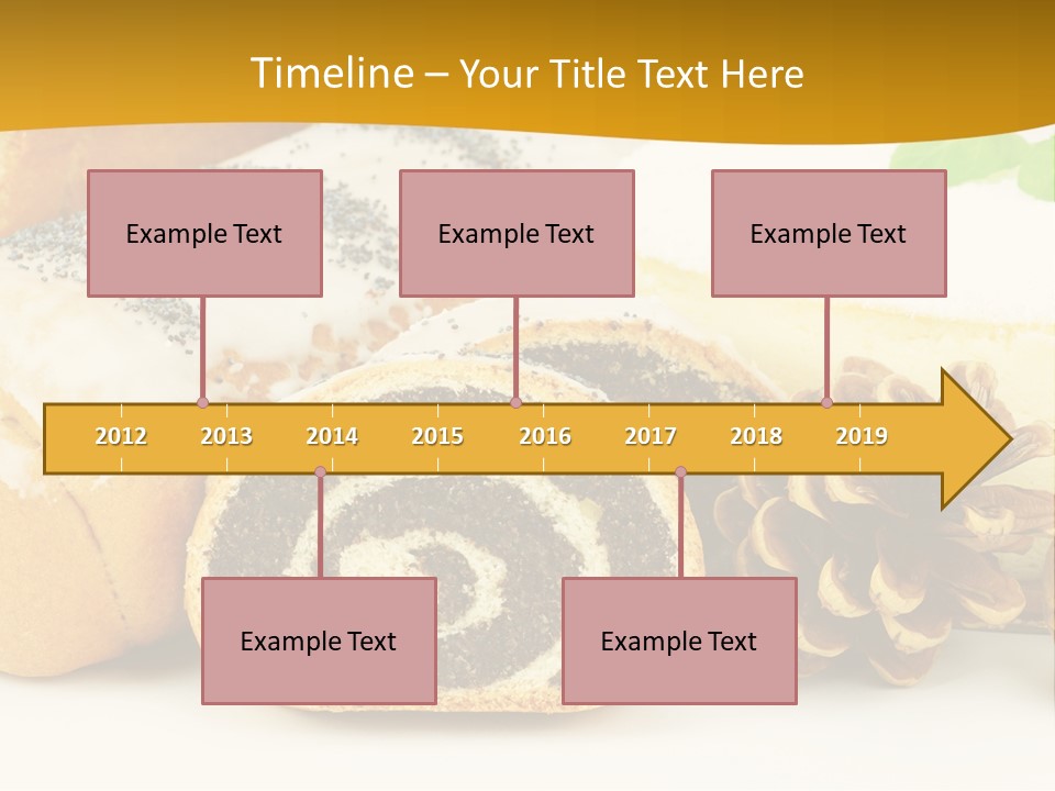 Makowiec Cukierki Orzech PowerPoint Template
