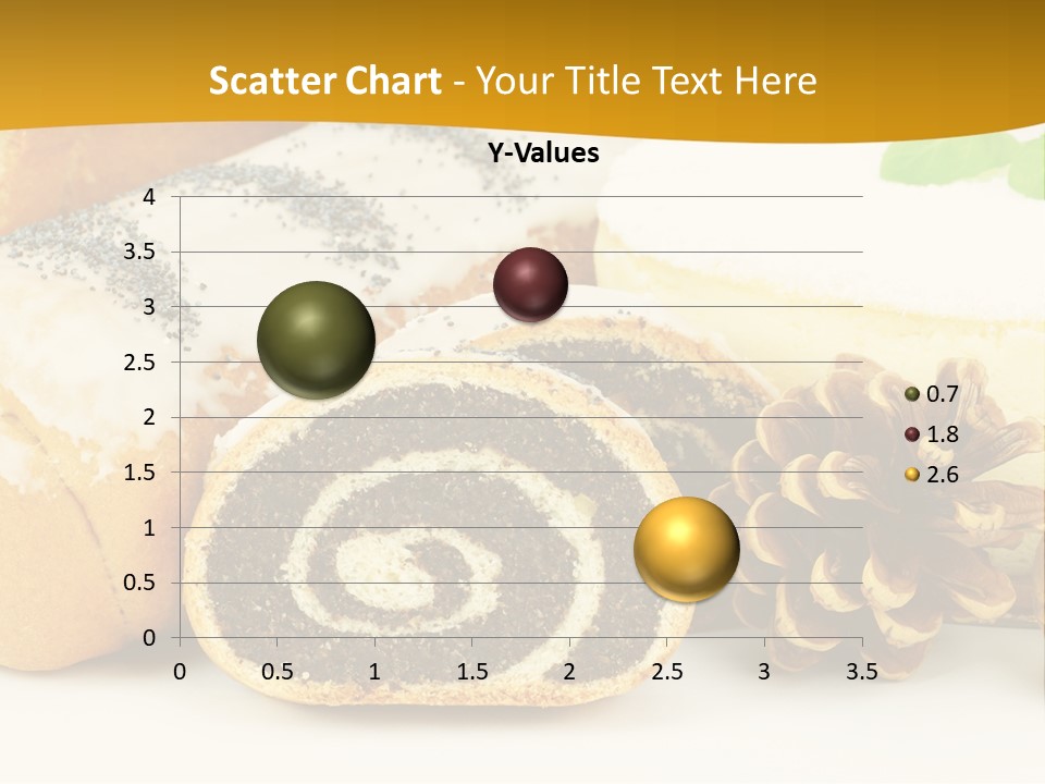 Makowiec Cukierki Orzech PowerPoint Template