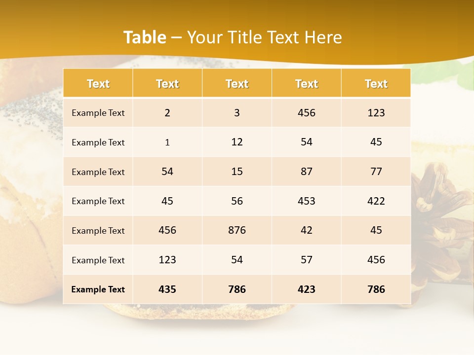 Makowiec Cukierki Orzech PowerPoint Template