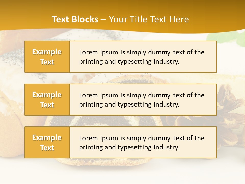 Makowiec Cukierki Orzech PowerPoint Template