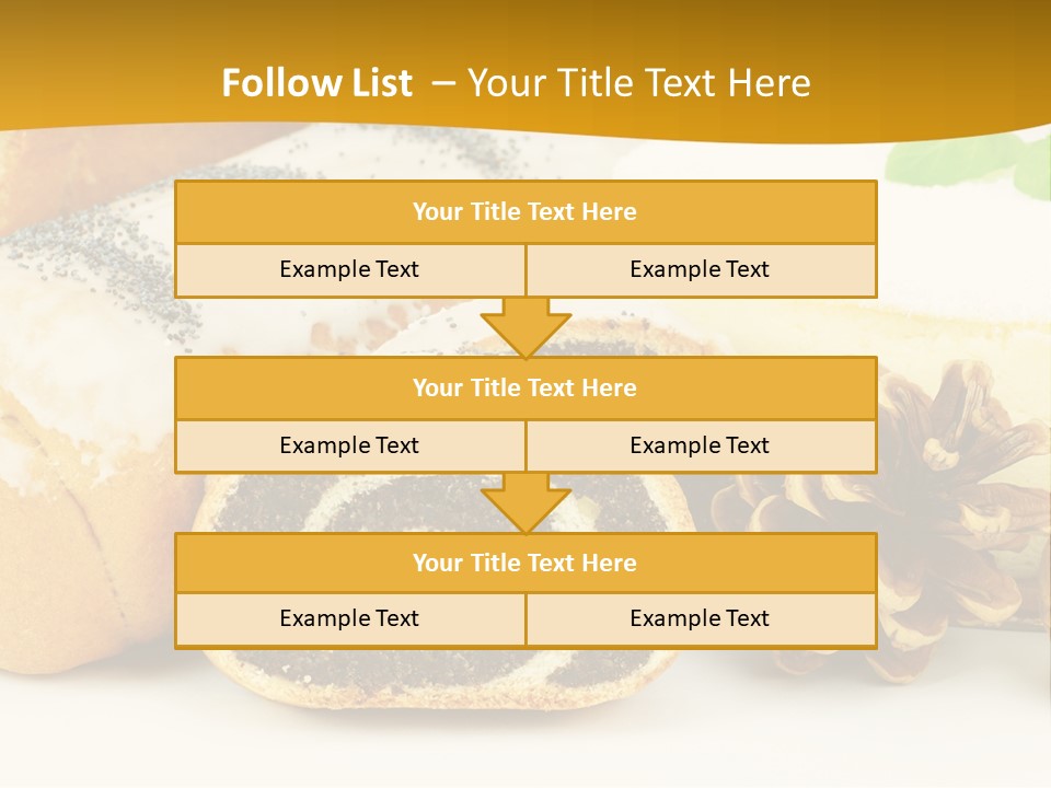 Makowiec Cukierki Orzech PowerPoint Template