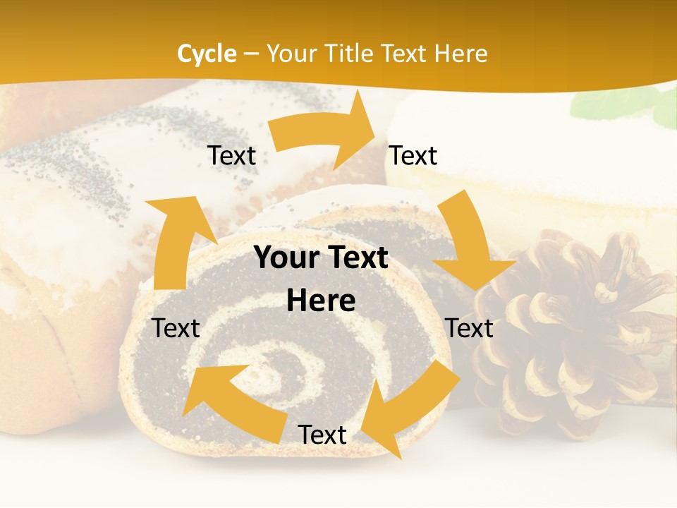 Makowiec Cukierki Orzech PowerPoint Template