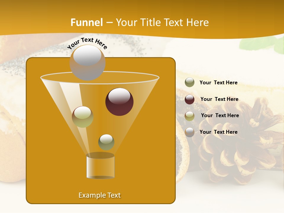 Makowiec Cukierki Orzech PowerPoint Template