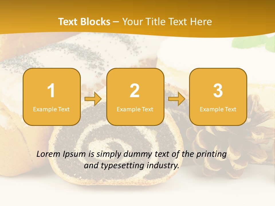 Makowiec Cukierki Orzech PowerPoint Template