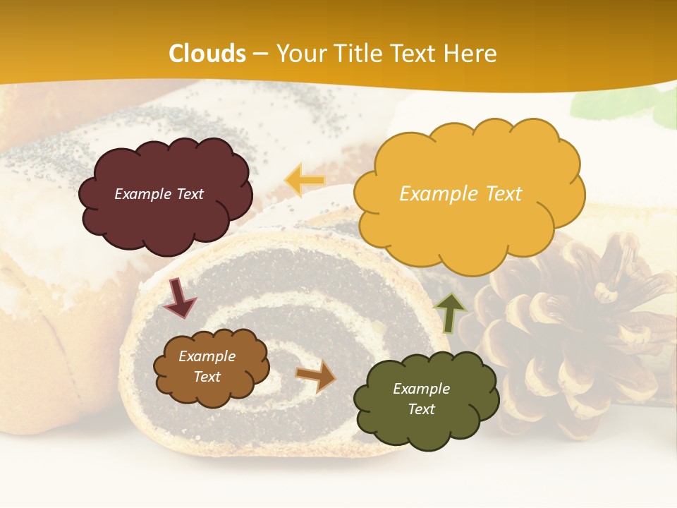 Makowiec Cukierki Orzech PowerPoint Template