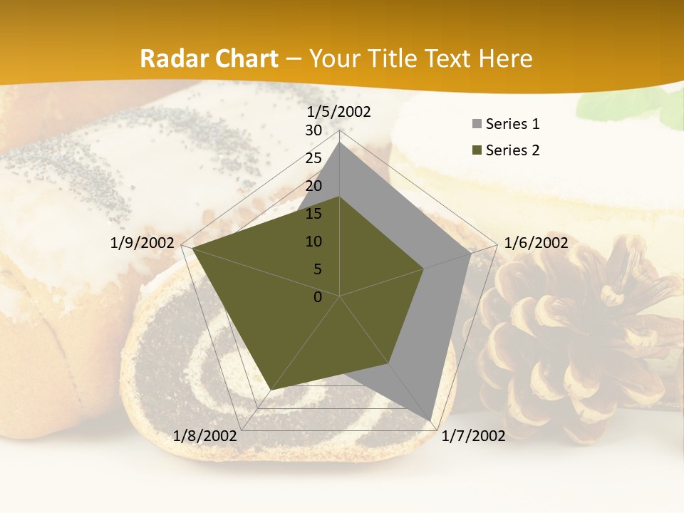 Makowiec Cukierki Orzech PowerPoint Template