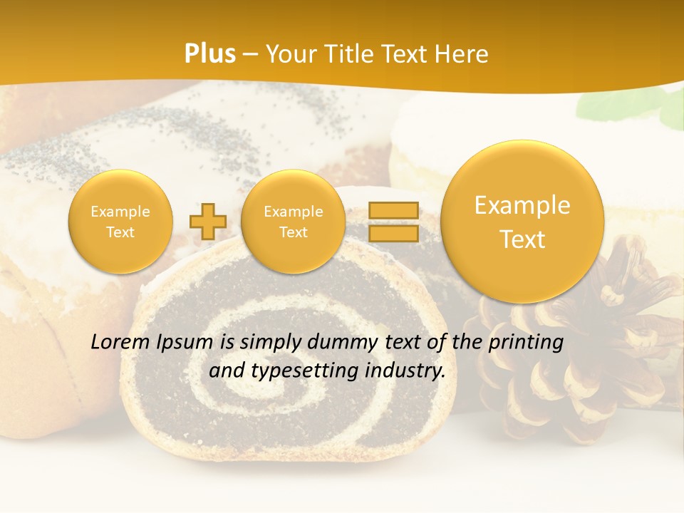 Makowiec Cukierki Orzech PowerPoint Template