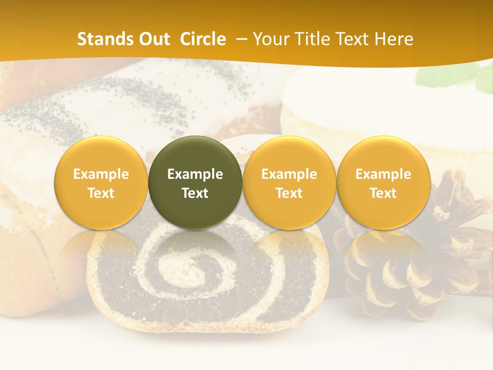 Makowiec Cukierki Orzech PowerPoint Template