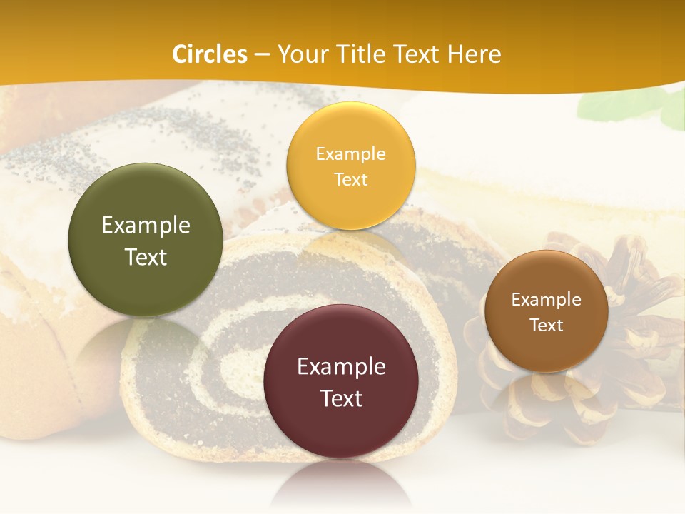 Makowiec Cukierki Orzech PowerPoint Template