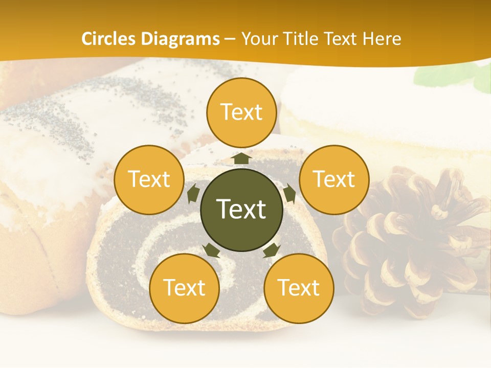 Makowiec Cukierki Orzech PowerPoint Template