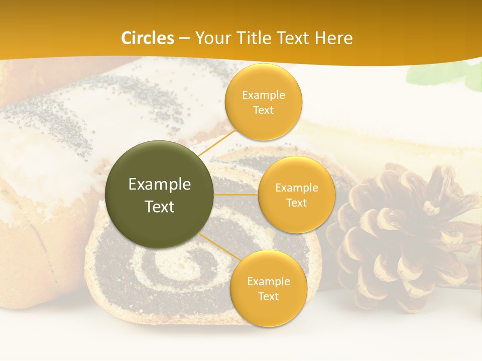 Makowiec Cukierki Orzech PowerPoint Template