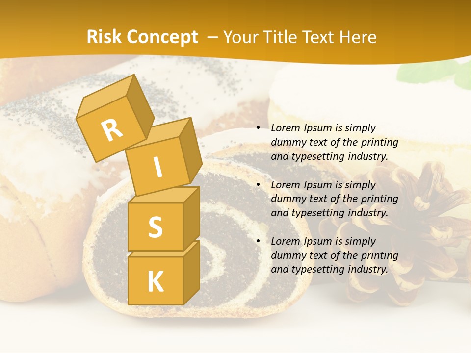 Makowiec Cukierki Orzech PowerPoint Template