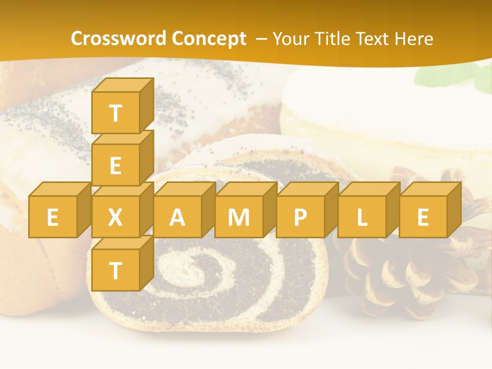 Makowiec Cukierki Orzech PowerPoint Template