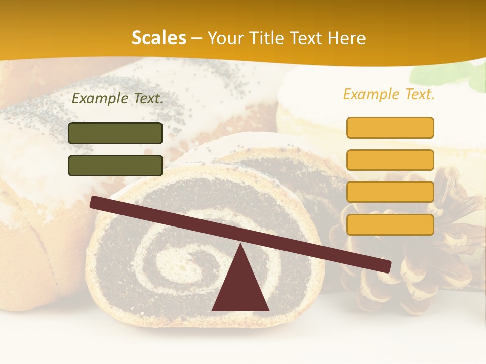 Makowiec Cukierki Orzech PowerPoint Template