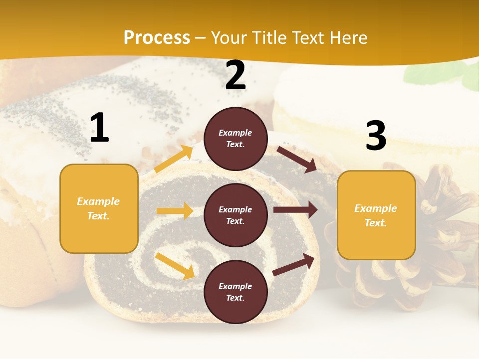 Makowiec Cukierki Orzech PowerPoint Template