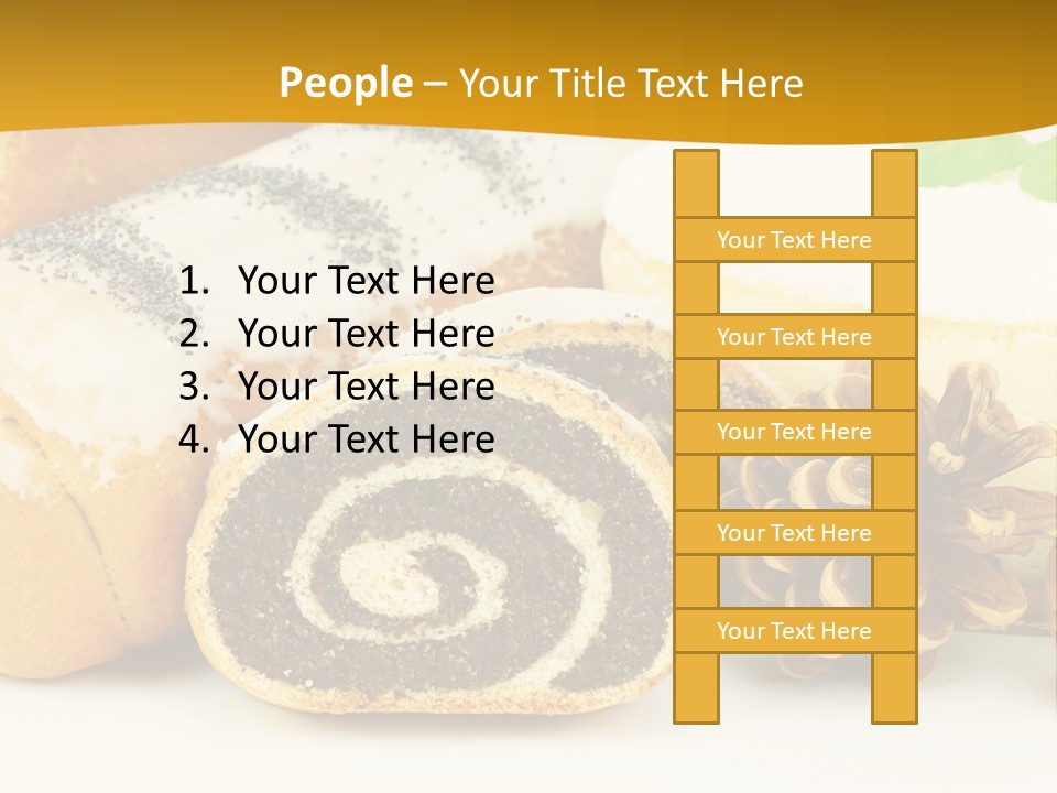 Makowiec Cukierki Orzech PowerPoint Template