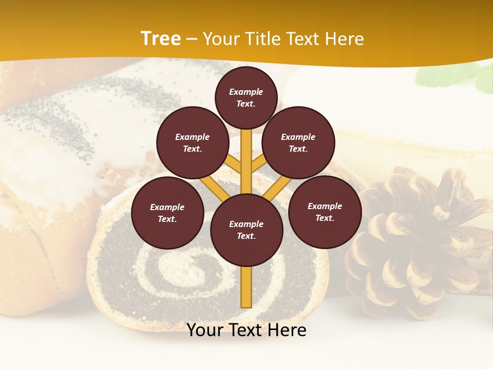 Makowiec Cukierki Orzech PowerPoint Template