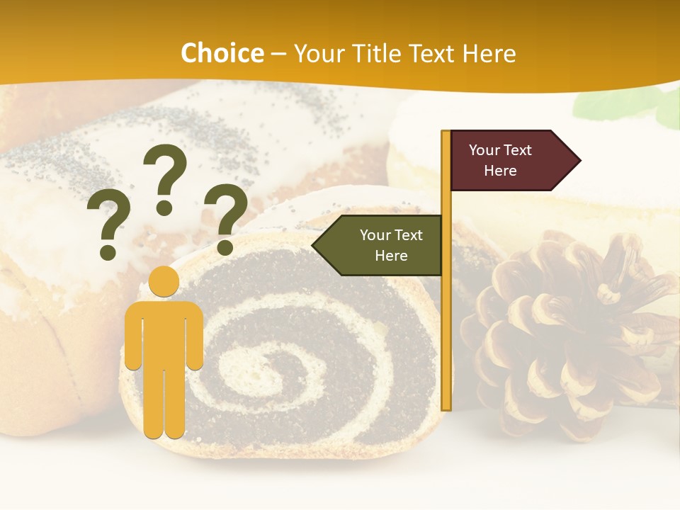 Makowiec Cukierki Orzech PowerPoint Template