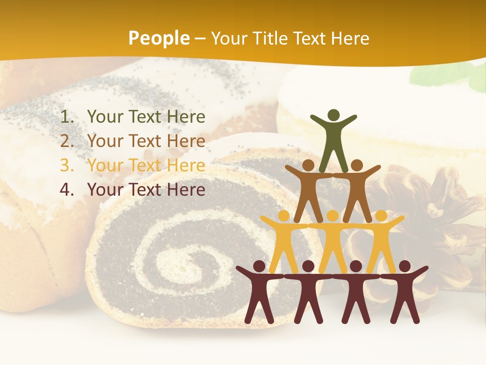 Makowiec Cukierki Orzech PowerPoint Template