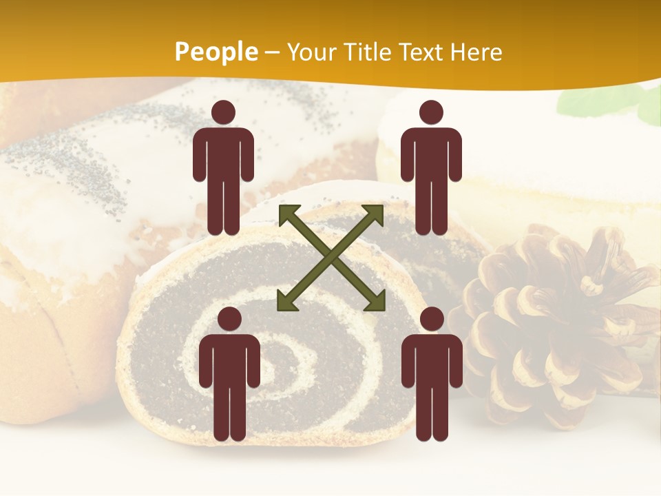 Makowiec Cukierki Orzech PowerPoint Template