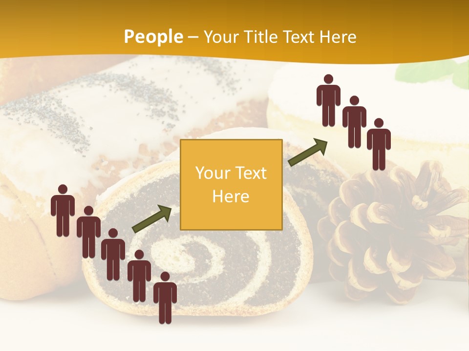 Makowiec Cukierki Orzech PowerPoint Template