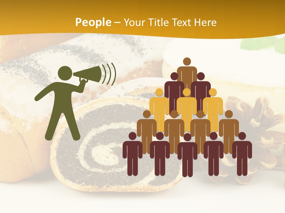 Makowiec Cukierki Orzech PowerPoint Template