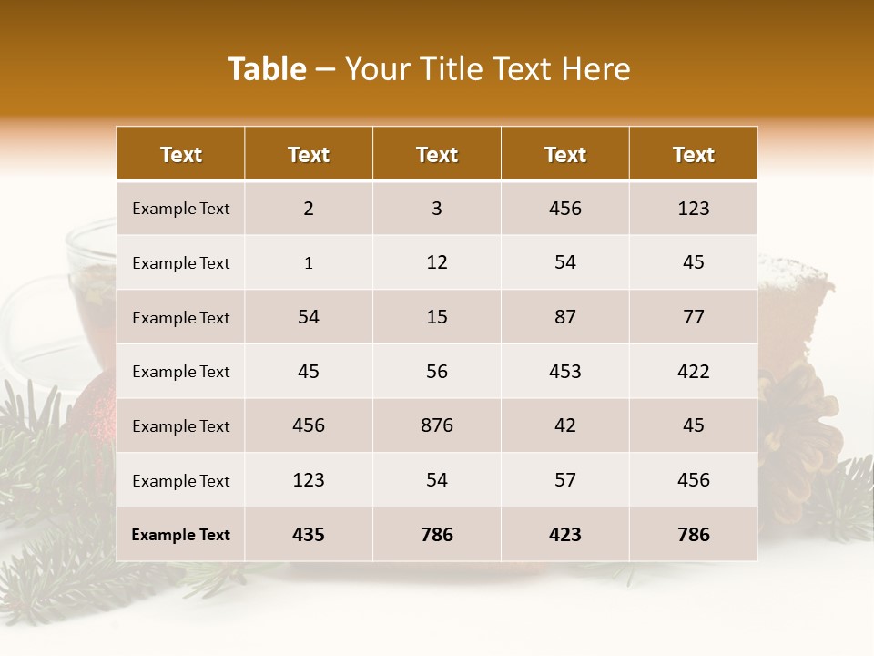 Babeczki Kawiarnia Chleb PowerPoint Template