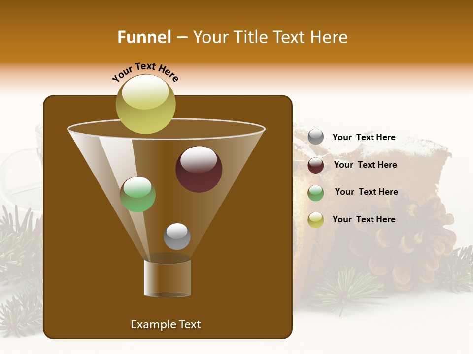 Babeczki Kawiarnia Chleb PowerPoint Template