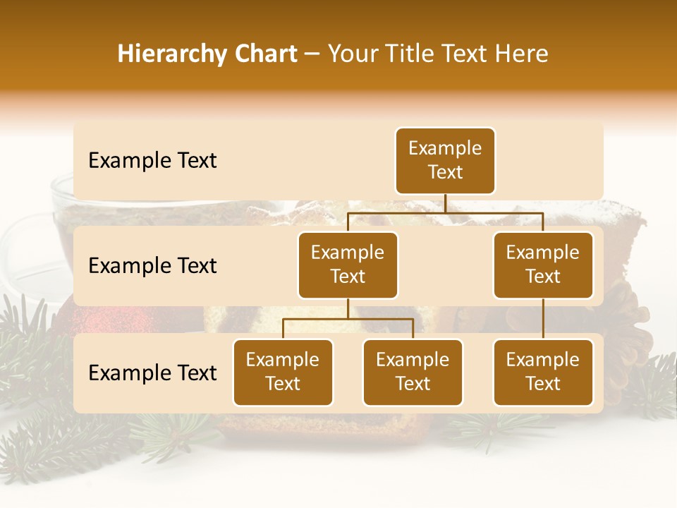 Babeczki Kawiarnia Chleb PowerPoint Template