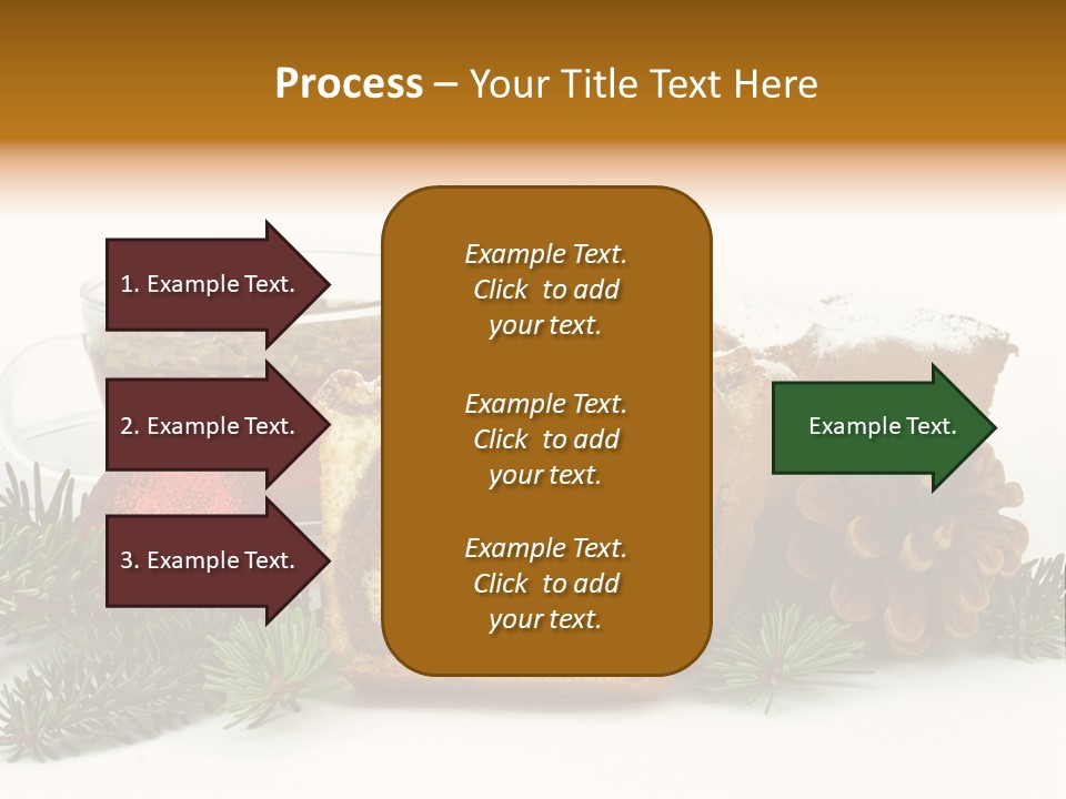 Babeczki Kawiarnia Chleb PowerPoint Template