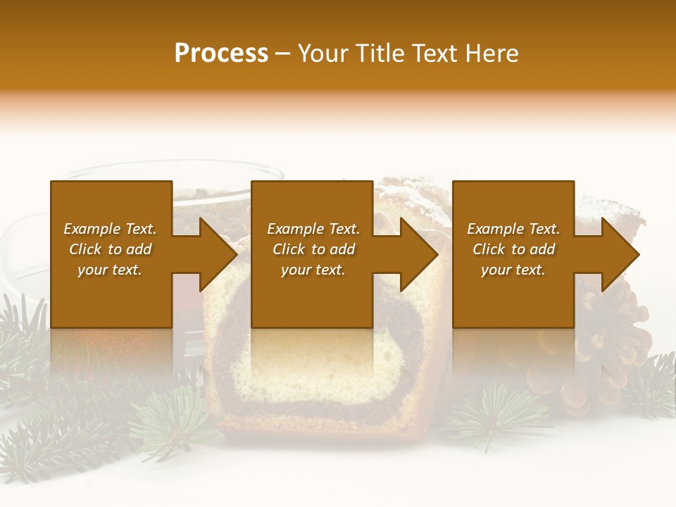 Babeczki Kawiarnia Chleb PowerPoint Template