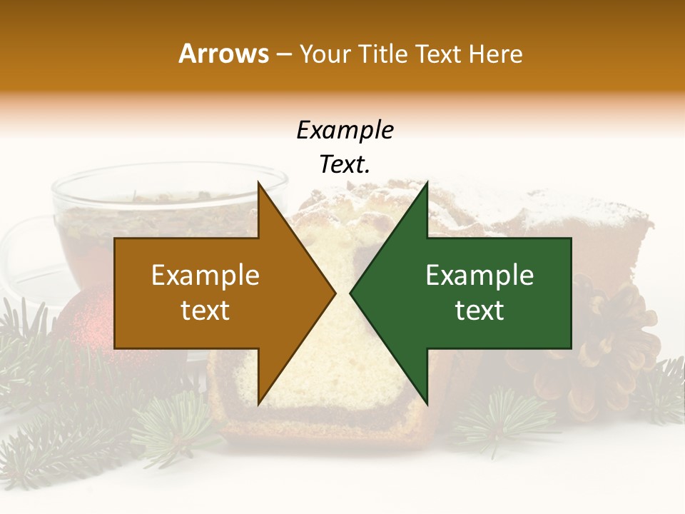 Babeczki Kawiarnia Chleb PowerPoint Template