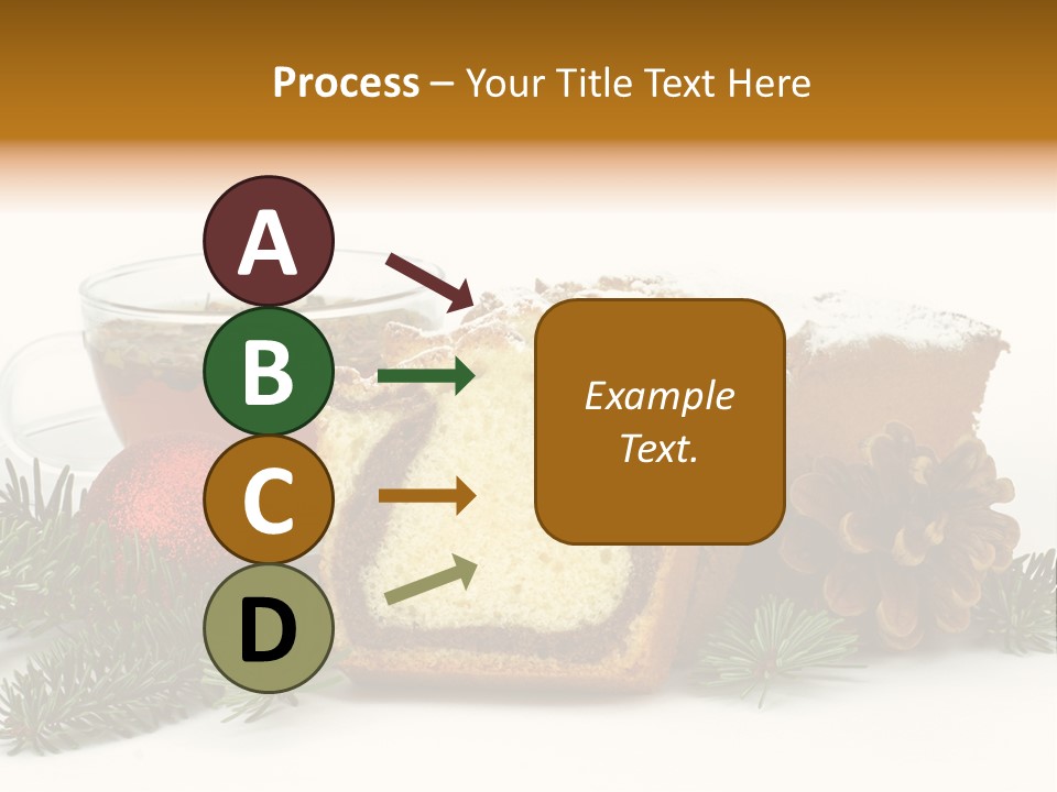 Babeczki Kawiarnia Chleb PowerPoint Template