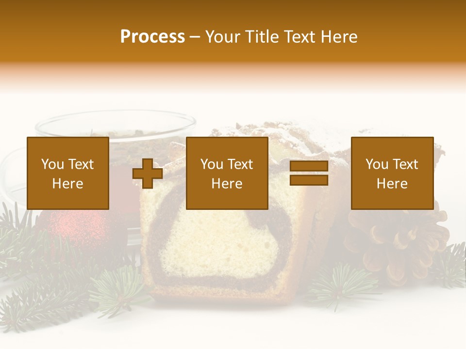 Babeczki Kawiarnia Chleb PowerPoint Template
