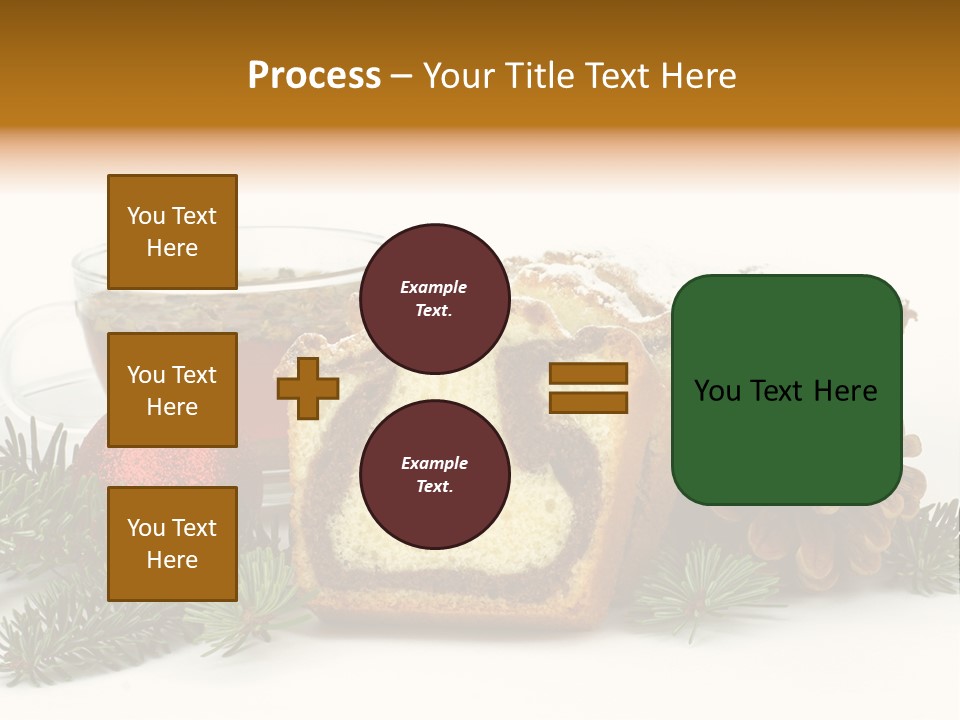 Babeczki Kawiarnia Chleb PowerPoint Template