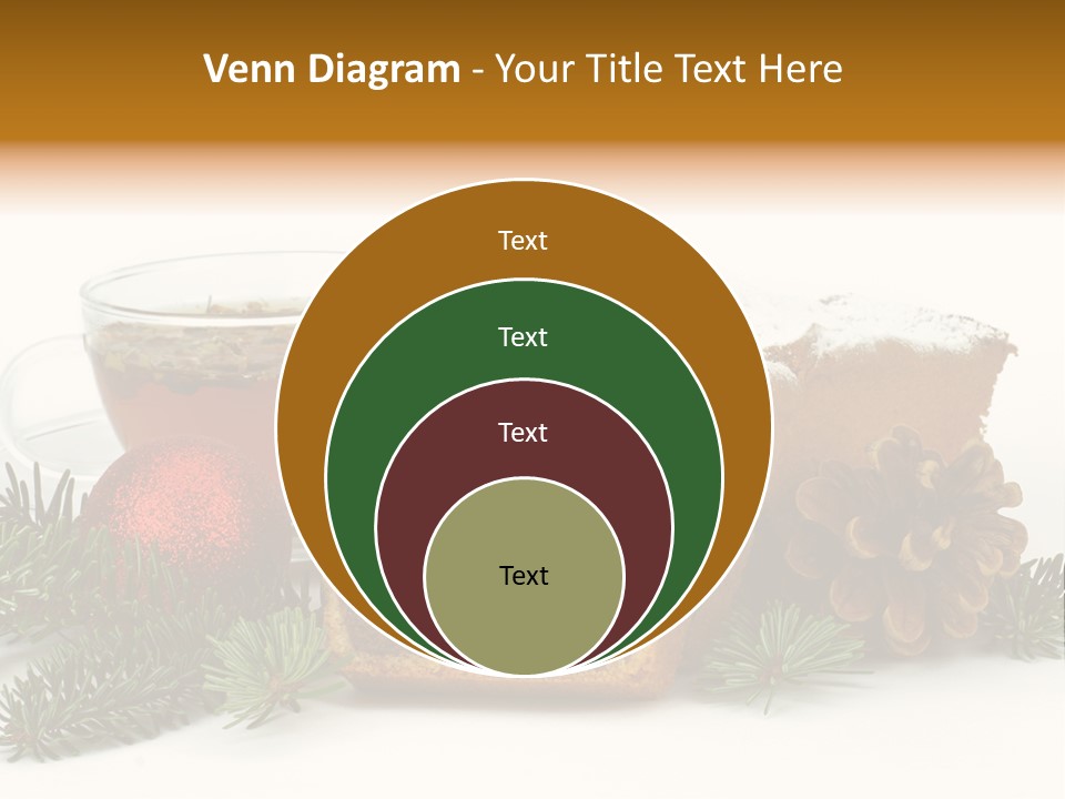 Babeczki Kawiarnia Chleb PowerPoint Template