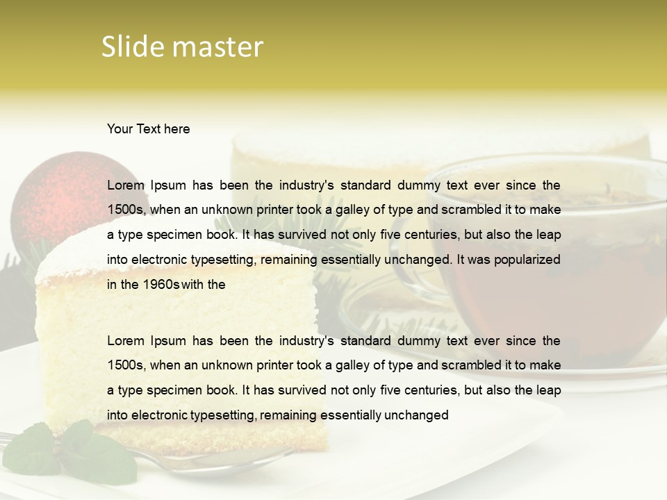 Urodziny Powid Cukiernia PowerPoint Template