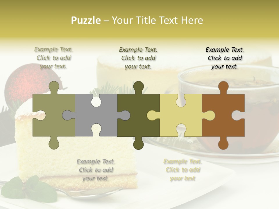 Urodziny Powid Cukiernia PowerPoint Template