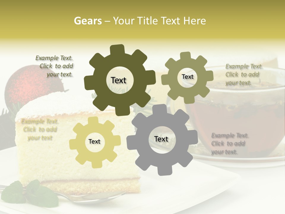 Urodziny Powid Cukiernia PowerPoint Template