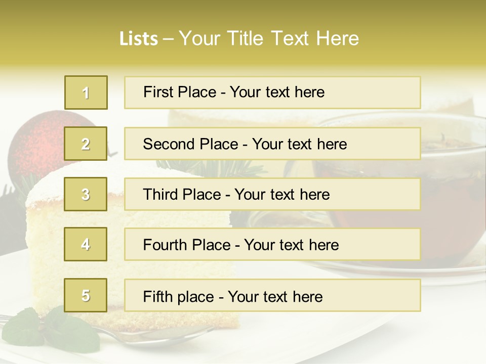 Urodziny Powid Cukiernia PowerPoint Template