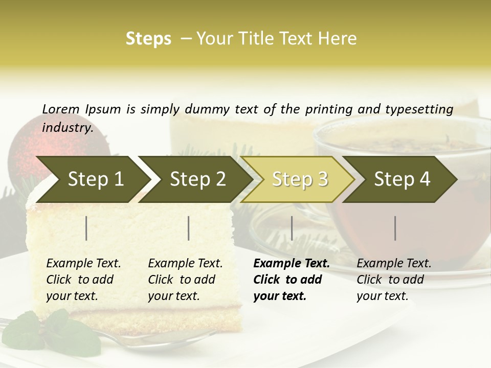 Urodziny Powid Cukiernia PowerPoint Template