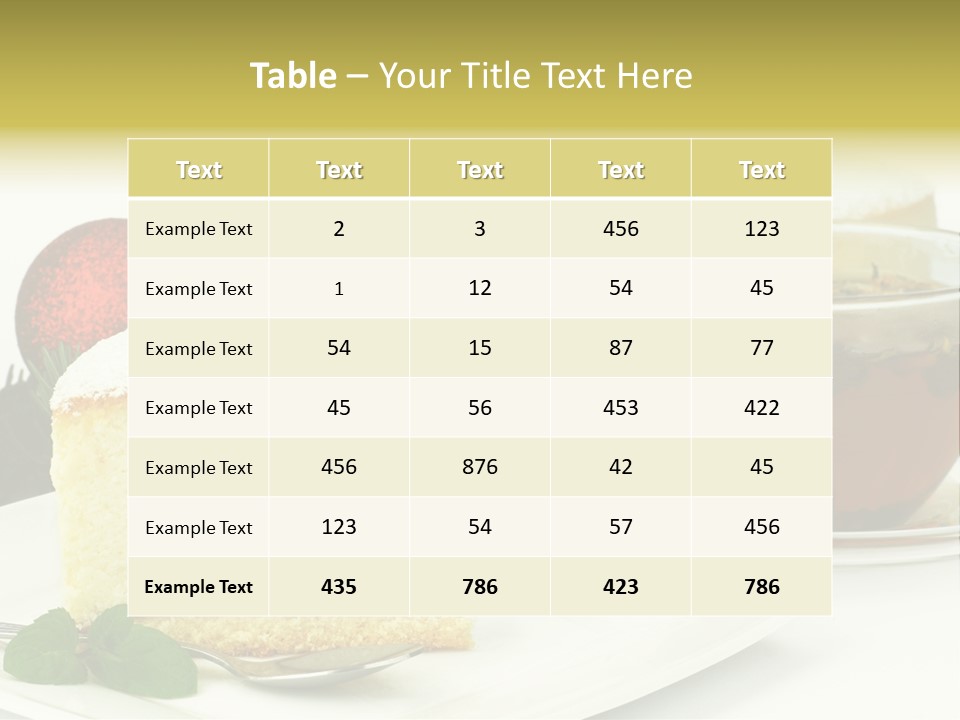 Urodziny Powid Cukiernia PowerPoint Template