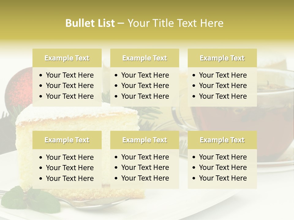 Urodziny Powid Cukiernia PowerPoint Template