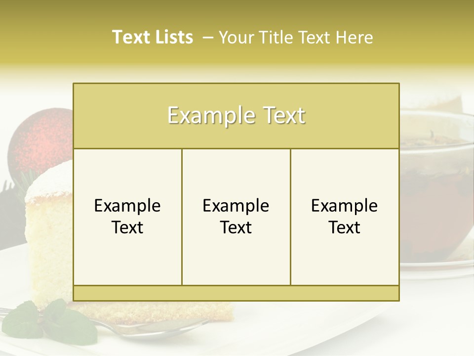 Urodziny Powid Cukiernia PowerPoint Template