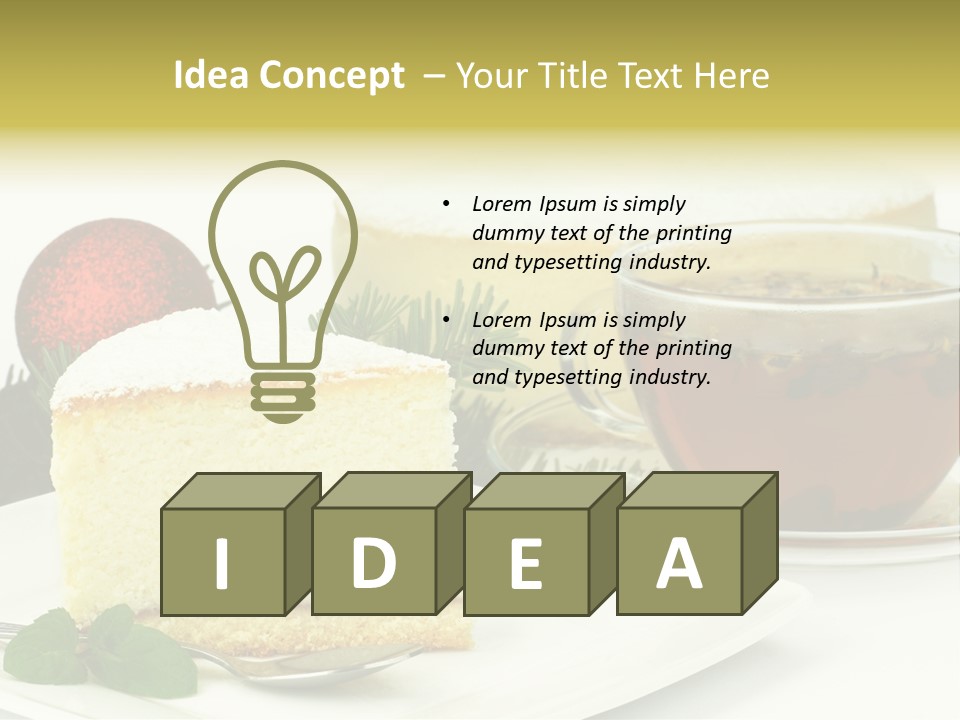 Urodziny Powid Cukiernia PowerPoint Template