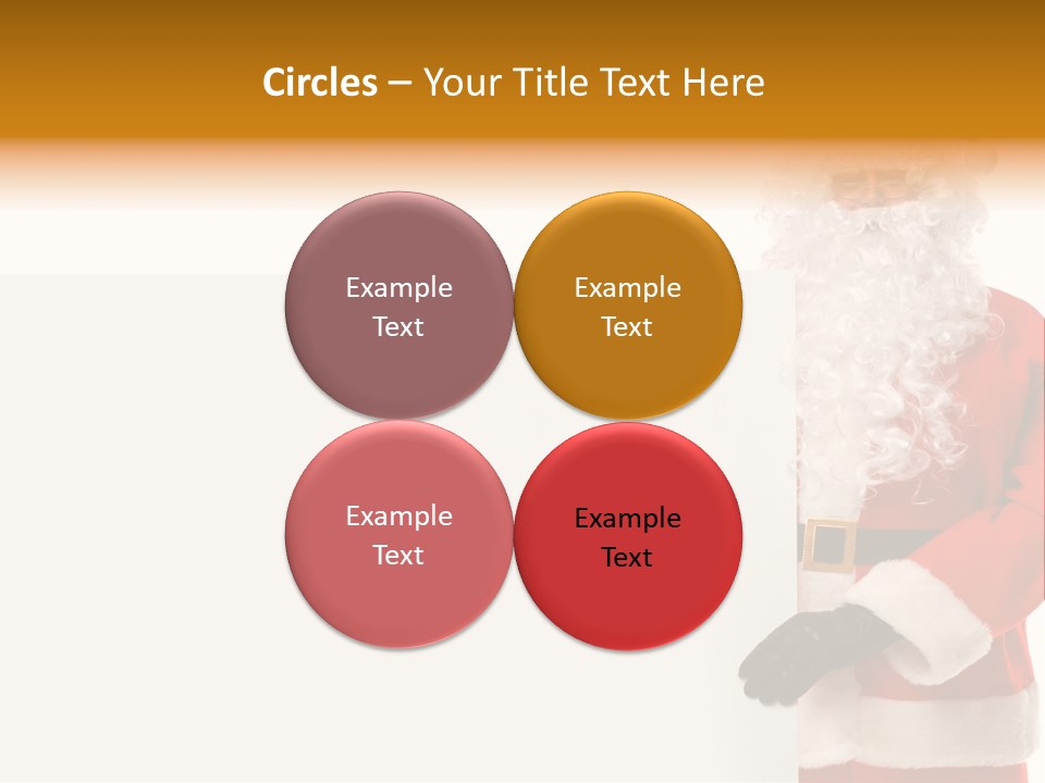 Message Text Smiling PowerPoint Template